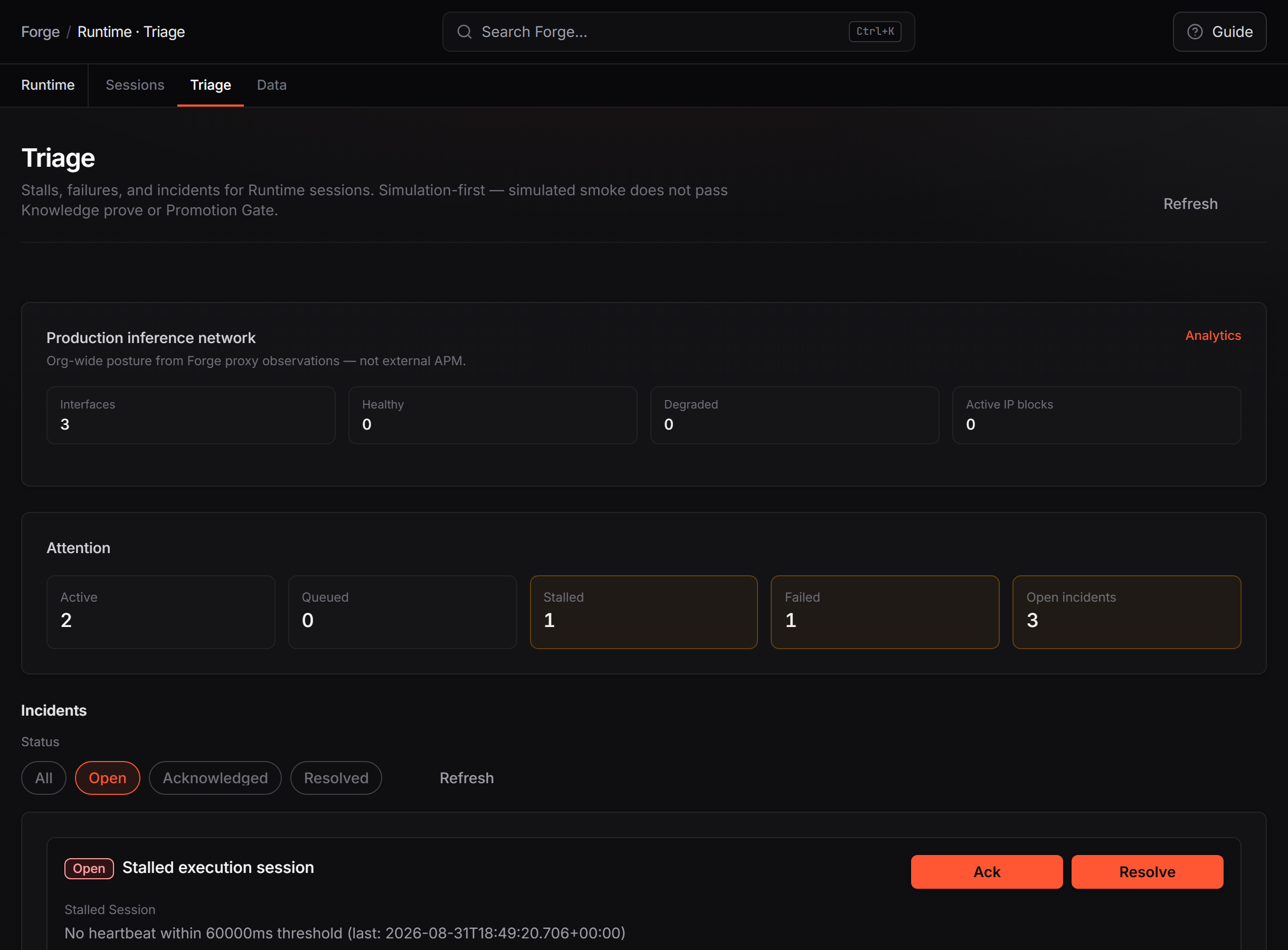 Triage: Runtime Operations
